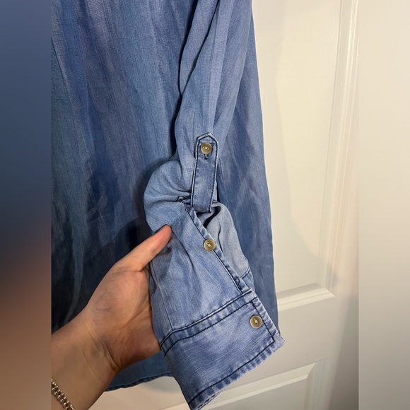 Velvet Heart Women’s Clothing Jean Jacket Button Up Embroidered Size Medium - Picture 11 of 16